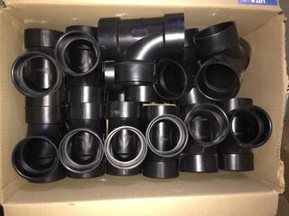 Quantity of IPEX ABS Tee-Wye Fittings 3 1/2".