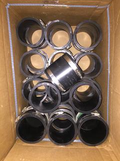 Quantity of FERNCO Flexible Coupling With Clamps.