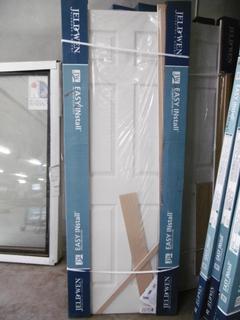 Jeldwen Colonist Interior Easy Install Door, 30" x 80" - Damaged.