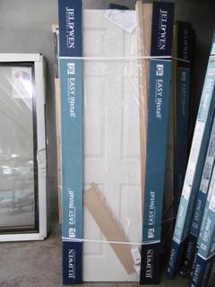 Jeldwen Colonist Interior Easy Install Door, 30" x 80".
