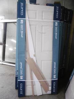 Jeldwen Colonist Interior Easy Install Door, 36" x 80".
