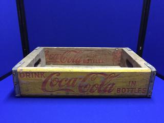 50's Coca-Cola Wood Bottle Crate From Denver Bottling Plant.