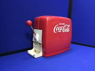 1950's Red Fountain Salesman Display Model With Glass.