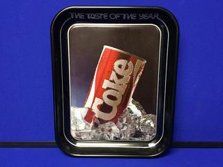 1985 Coca-Cola 13" Serving Tray "Taste of the Year".