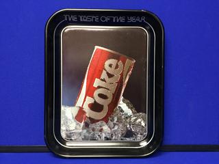 1985 Coca-Cola 13" Serving Tray "Taste of the Year".