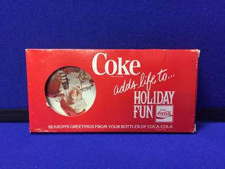 70's Coca-Cola 6-pc Set of Santa Coasters.