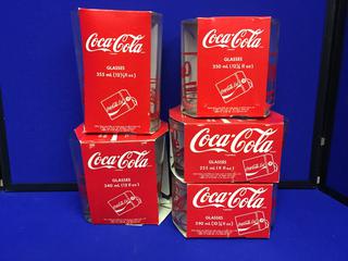 Coca- Cola 19-Piece Bar Glass Set.