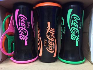 80's-90's Coca-Cola Slush Cups c/w Holsters & Straws.