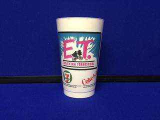 80's Coca-Cola/7-11 "E.T." Plastic Cup.