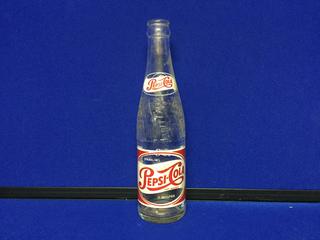 1957 Pepsi Cola 10oz Glass Bottle.