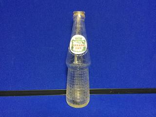 1960's Canada Dry 10oz Glass Bottle.
