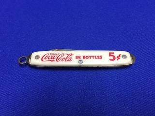 Coca-Cola 2" 2-Blade Pocket Knife 1930-1940's Made In USA.