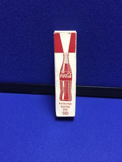 Coca Cola 3-1/2" Bottle Flashlight 1950'S With Original Box.