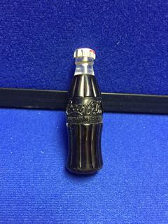 Coca Cola 3-1/2" Bottle Liquid Fuel Lighter 1950's.