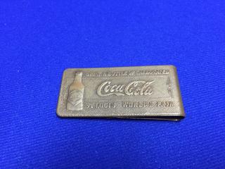 Coca-Cola Paper Money Clip "St. Louis World Fair".