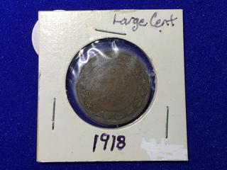 1918 Canadian Large Cent.