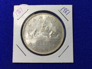 1961 Canadian Silver Dollar.