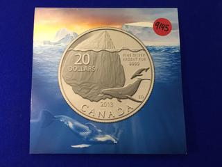 2013 $20 Silver Coin - Iceberg.