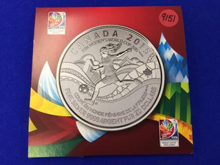 2015 $20 Silver Coin - FIFA Women's World Cup.