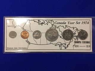 1974 Canadian Coin Set.