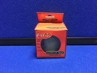 Coca-Cola Polar Bear Light-Up Bouncy Ball (Light Not Working).