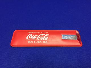 Coca-Cola 1970's Pocket Keeper Comb And Metal Nail File.