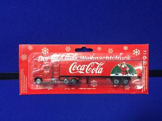 Coca-Cola German Toy Semi Truck & Trailer.