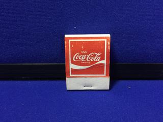 70's Coca-Cola Full Book Of Paper Matches.