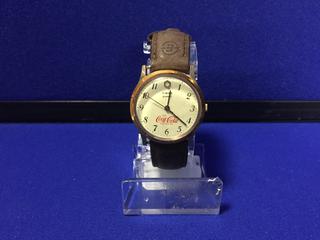 Coca-Cola Employee Issued Timex Quartz Wrist Watch.