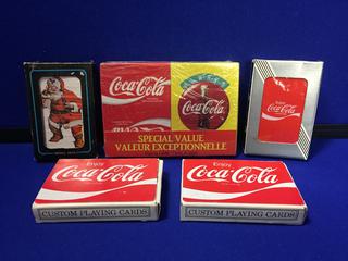 (6) Decks Of Coca-Cola Playing Cards.