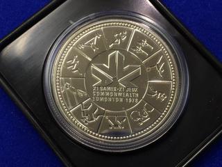 1978 Proof Canadian Silver Dollar - Commonwealth Games.