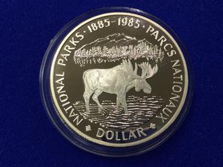 1985 Canada One Dollar Coin - National Parks.