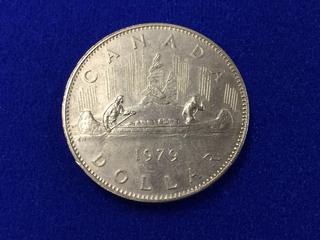 1979 Canadian Silver Dollar.