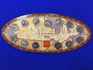 1999 Millenium Royal Canadian Mint Quarter Collection.