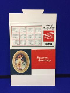 Coca-Cola 1980 Desk Calendar.