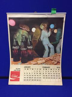 1970 Coca-Cola Wall Calendar.