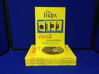 (5) Book Set 1980  "The Index To Coca-Cola Collectibles" By Shelly & Helen Goldstein.