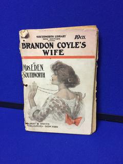 Early 1900's Novel Sponsored By Coca-Cola With Back Cover Calendar Girl Ad.