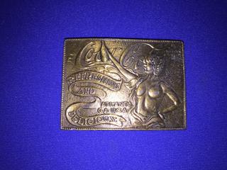 Coca-Cola Belt Buckle  (Clip Is Loose).