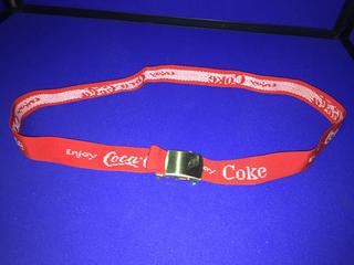 Coca-Cola Nylon Belt And Buckle 70's.