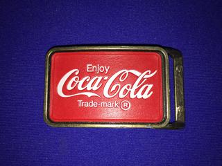 Coca-Cola Belt Buckle 80's.