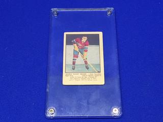 1951-1952 Parkie Maurice "Rocket" Richard Rookie Card.