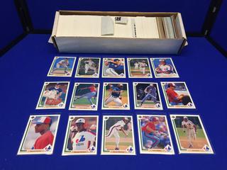 Approximately (900) 1991 Upper Deck Baseball Cards. Featuring Montreal Expos, Larry Walker, Tim Raines, Dennis Martine.