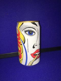 (13) Coca-Cola 1990 Pop Art Collection 9 Can Series "Golden Beauty" .