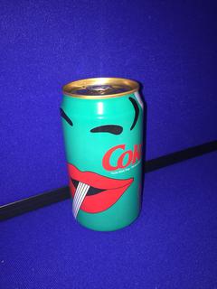 (14) Coca-Cola 1990 Pop Art Collection 9 Can Series "Luscious Lips" .