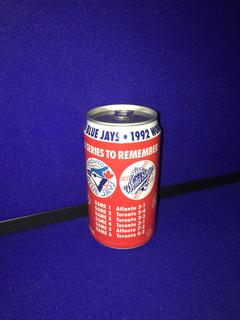 (86) Coca Cola Commemorative Cans "Toronto Blue Jays 1992 World Series Champions".