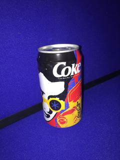 (25) Coca-Cola 1990 Pop Art Collection 9 Can Series  "Yellow Sunglasses".