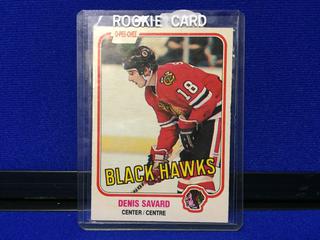 1981-1982 O-Pee-Chee Denis Savard Rookie Card #63.