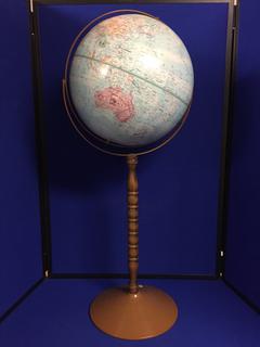 12" Globemaster Globe, Approx. 30" H.