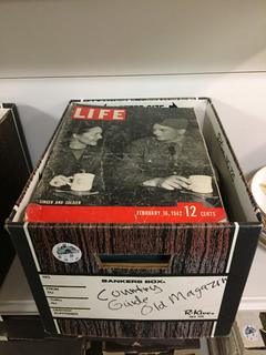 Box of Assorted Books & Magazines.